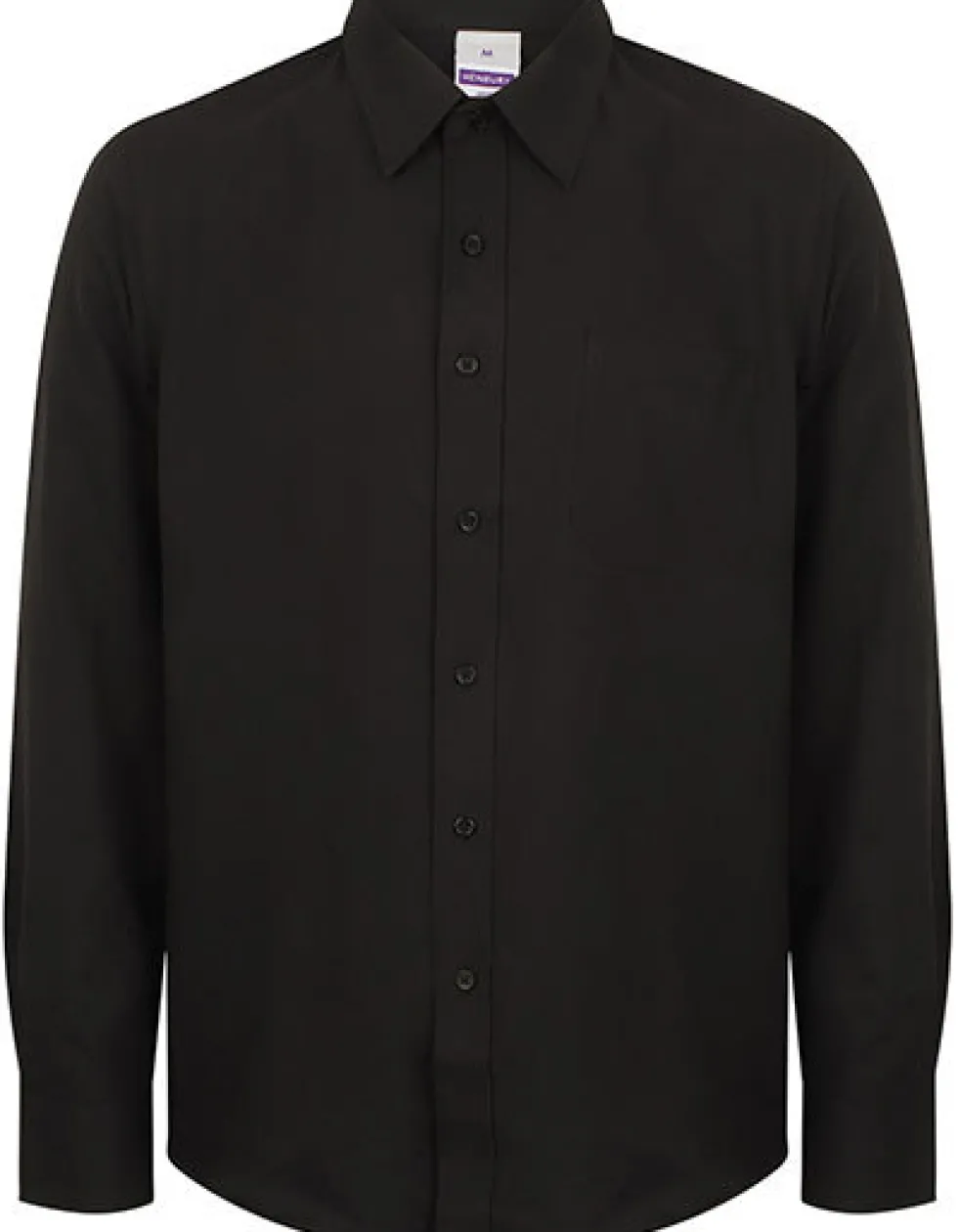 W590 Henbury Herren langarm Bluse Hemd Schweißtransportierendes Cofrex/Pufy® Polyester-Garn