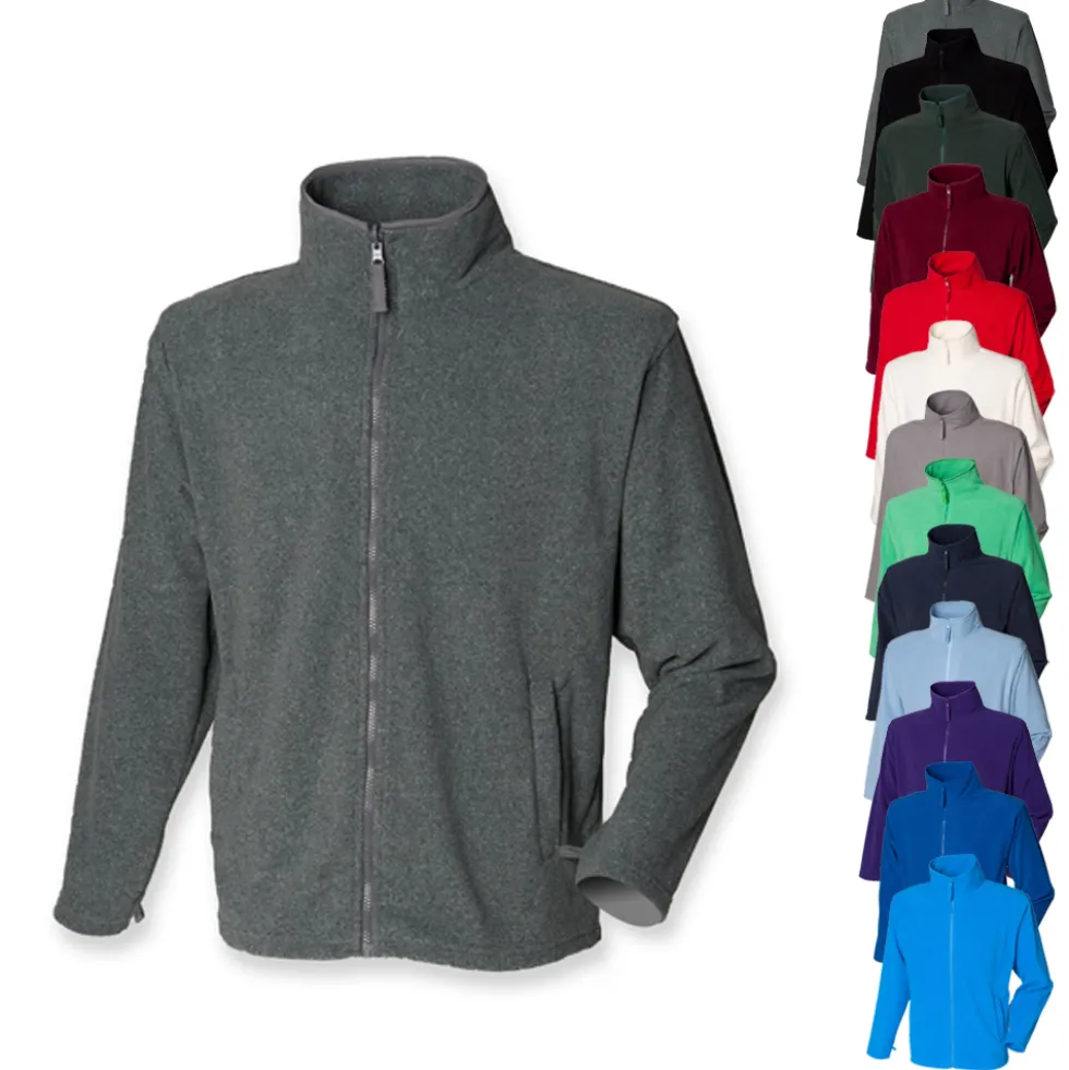 W850 Henbury Herren Microfleece-Jacke