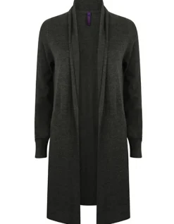 W719 Henbury langer Damen Cardigan offen
