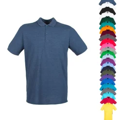 W101 Henbury Poloshirt aus mikrofeinem Baumwoll-Piqué