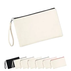 WM520 Westford Mill Armbandtasche aus Baumwolle