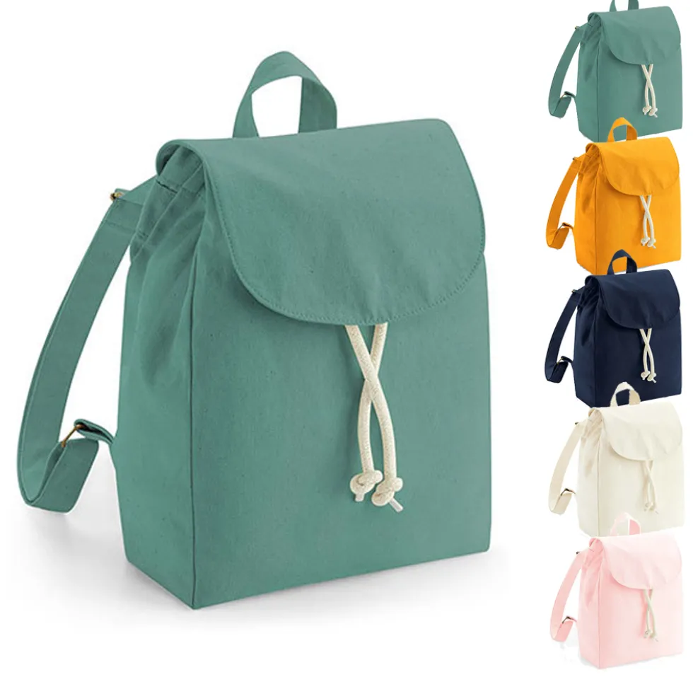 WM881 Westford Mill EarthAware Mini Rucksack Bio-Baumwolle
