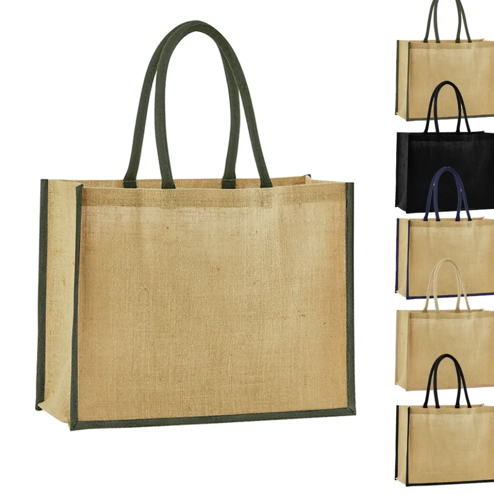 WM470 Westford Mill gestärkte Jute Tasche klassisch