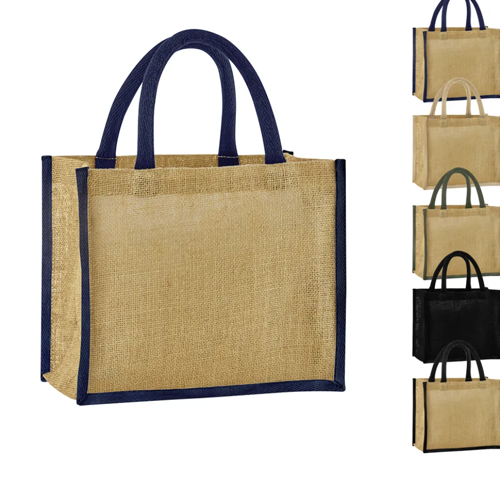 WM473 Westford Mill gestärkte Jute Midi Tasche