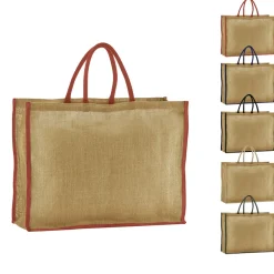 WM475 Westford Mill gestärkte Jute Einkaufstasche