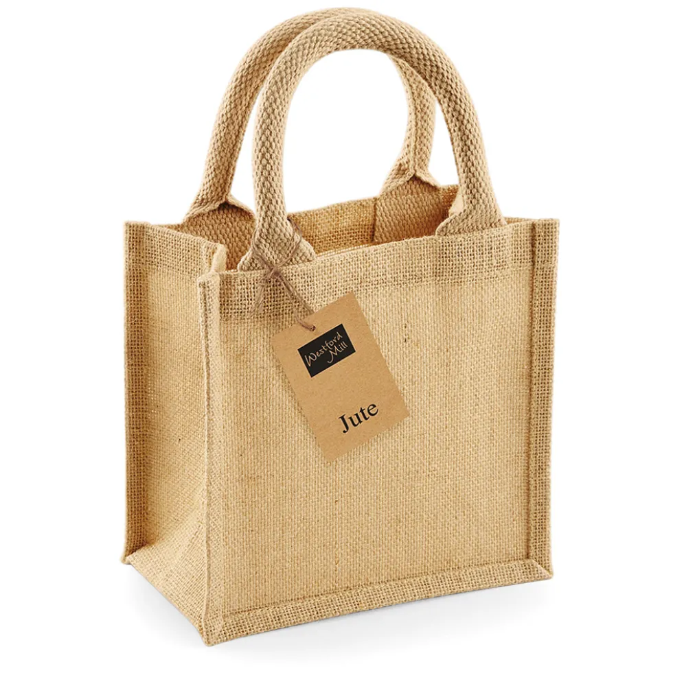 WM411 Westford Mill Jutetasche Einkaufstasche