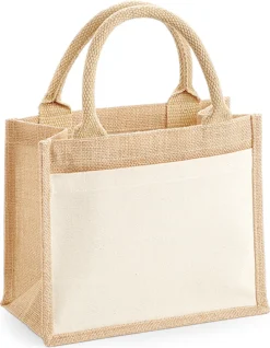 WM425 Westford Mill Jutetasche Einkaufstasche
