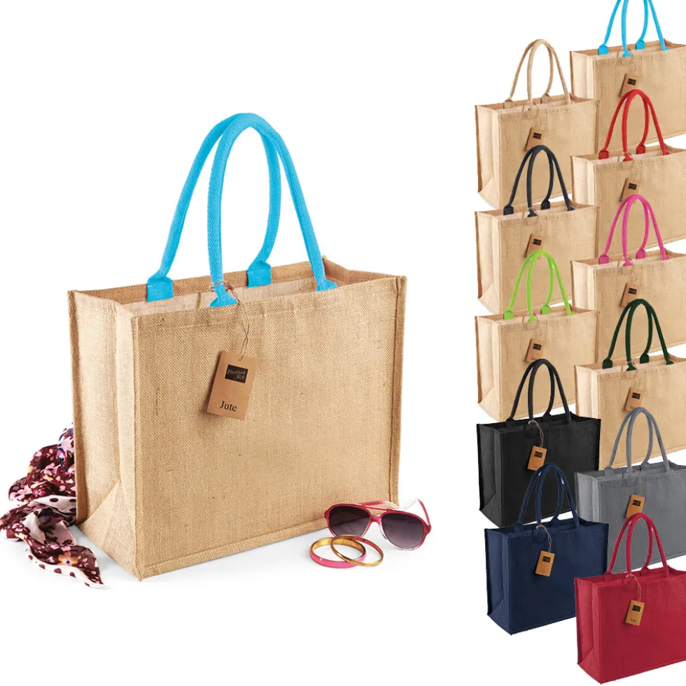 WM407 Westford Mill Jutetasche Einkaufstasche