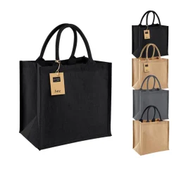 WM413 Westford Mill Jutetasche Einkaufstasche