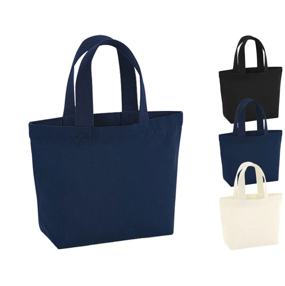 WM845 Westford Mill Mini-Tasche aus Baumwolle Marina Mini Bag