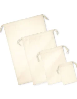 WM266 Westford Mill Stoffbeutel aus Bio-Baumwolle