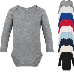 X21420 Link Kids Wear Babybody langarm Bio-Baumwolle Rebel 02