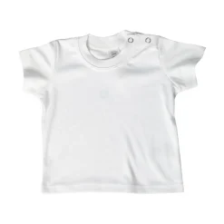 X803 Link Kids Wear Kurzärmeliges Baby-T-Shirt mit Druckknopfverschluss an der Schulter