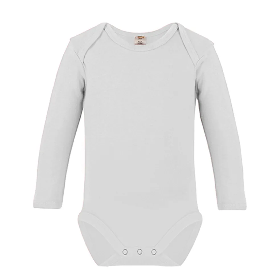 X805 Link Kids Wear Langarm-Baby-Body mit drei Qualitäts-Druckknöpfen