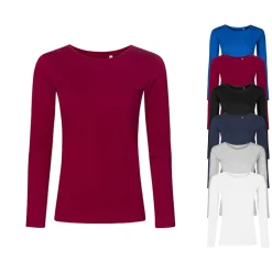 XO1565 X.O by Promodoro Damen Rundhals Langarmshirt