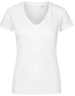 XO1525 X.O by Promodoro Damen V-Neck T-Shirt Kurzarm