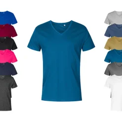 XO1425 X.O by Promodoro Herren V-Neck T-Shirt Kurzarm