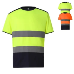 YK400 YOKO Hi-Vis hochsichtbares zweifarbiges T-Shirt