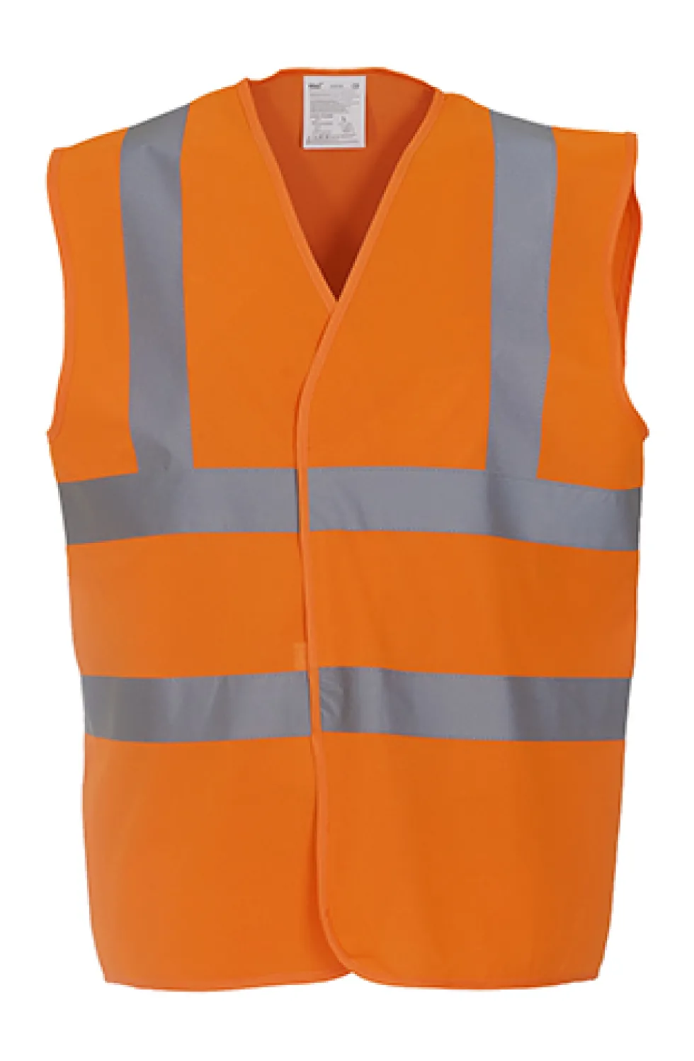 YK100 YOKO Hi-Vis hochsichtbare Sicherheitsweste mit zwei reflektierenden Bändern