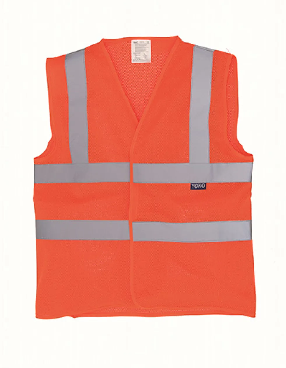 YK120 YOKO Hi-Vis hochsichtbare Sicherheitsweste mit Mesheinsätzen