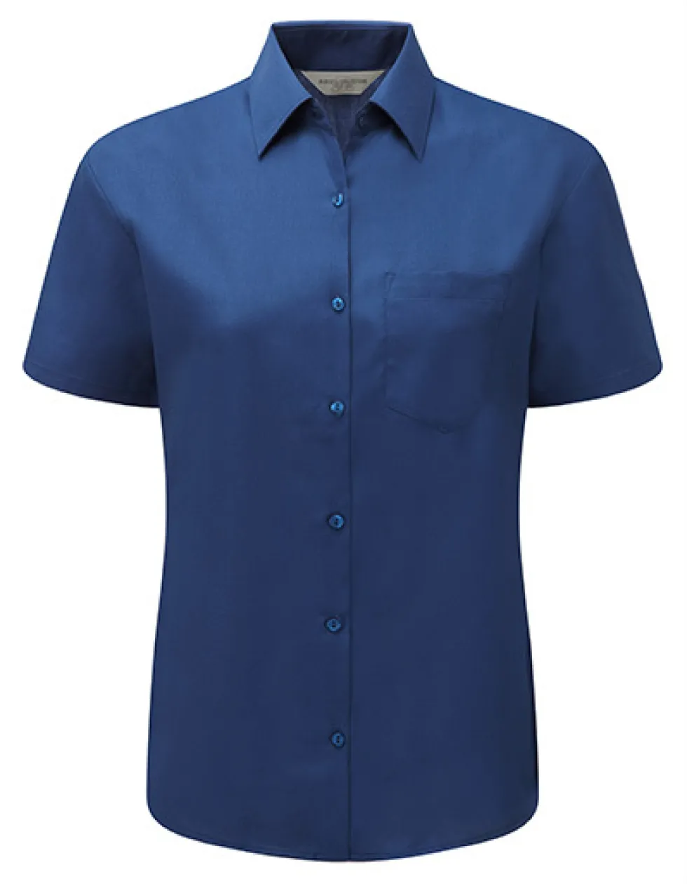 Z935F Russell Collection Kurzarm Popeline-Bluse