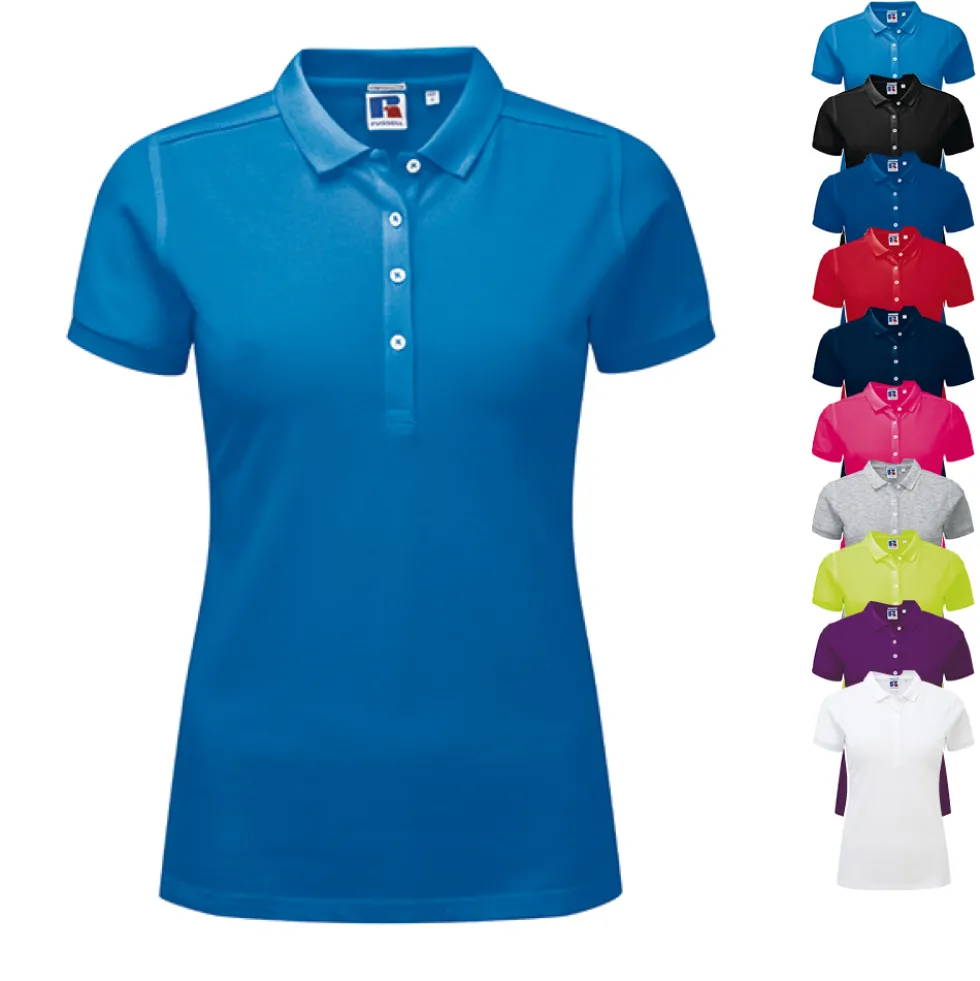 Z566F Russell Damen strapazierfähiges Polo