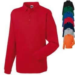 Z012 Russell Arbeitsbekleidung Sweatshirt mit Kragen und Knopfleiste