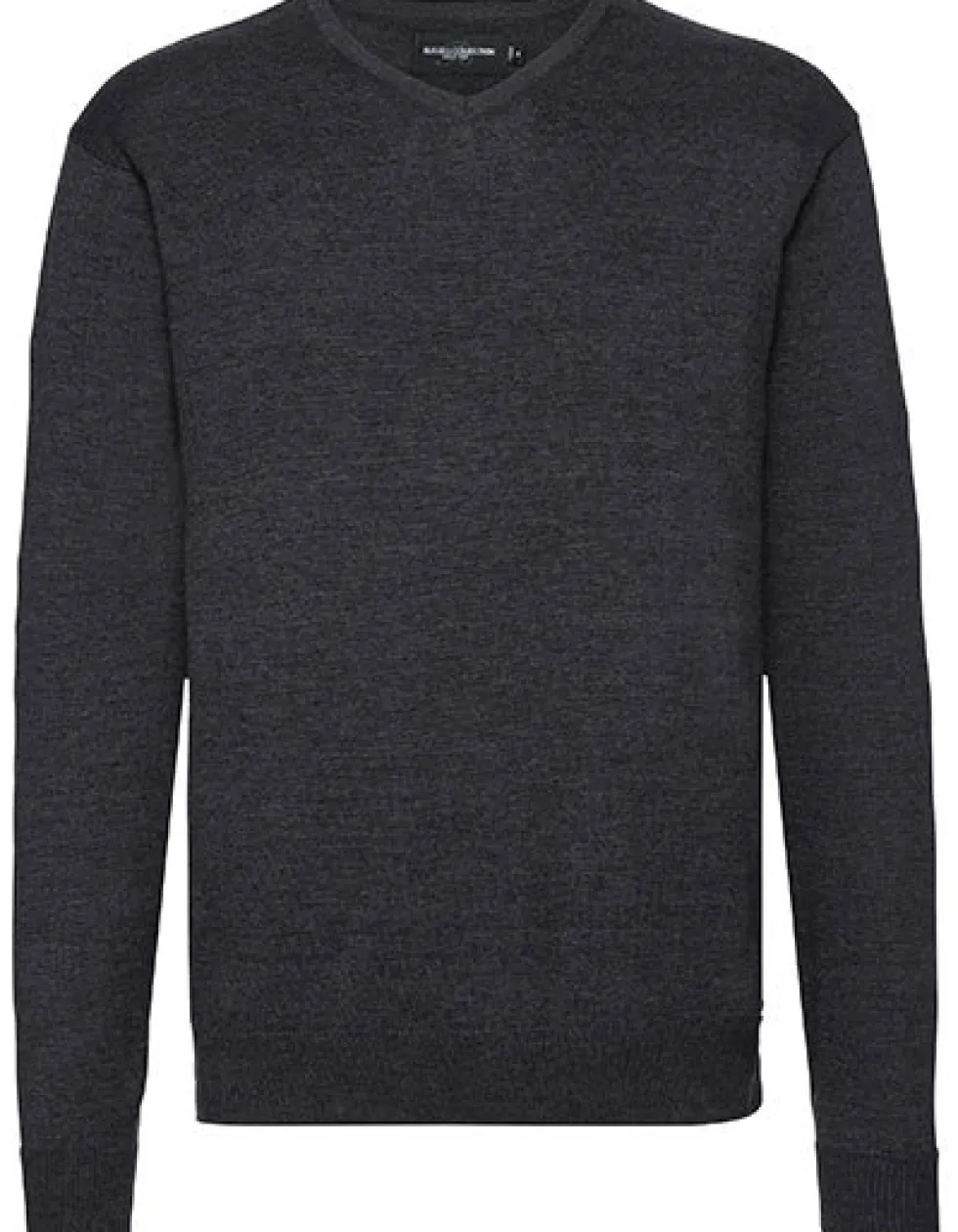 Z710 Russell Collection Herren Strick Pullover mit V-Ausschnitt