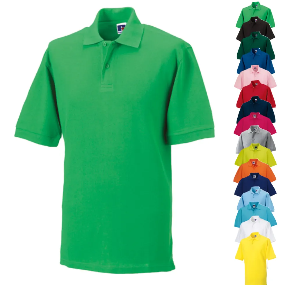 Z569 Russell Herren klassisches Baumwoll Polo
